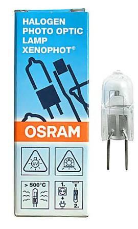 Галогеновая лампа OSRAM Xenophot  12 V  75 W, вертикальная спираль.